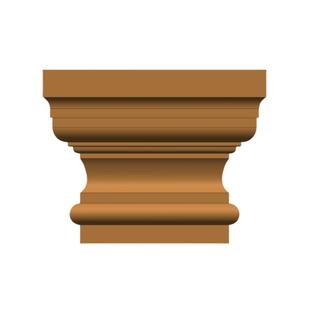 水泥柱头柱脚模具四方形罗马柱阳台柱帽别墅围墙压顶帽头柱顶造型