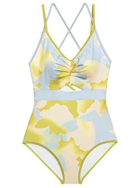 爱慕半夏清光女士夏海边性感连体细带泳衣AM689751