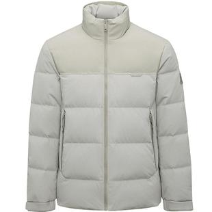 HLA/海澜之家立领羽绒服2025秋冬新极光95绒800蓬拉链门襟外套男