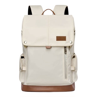 学院风休闲双肩包女男通勤电脑包防水轻旅行登机背包大中学生书包