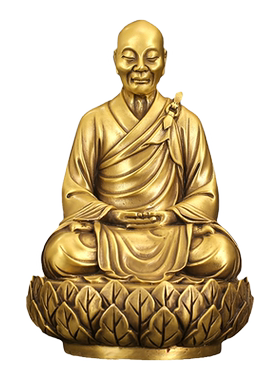 铜臻祥纯铜佛像中式佛堂人物摆件