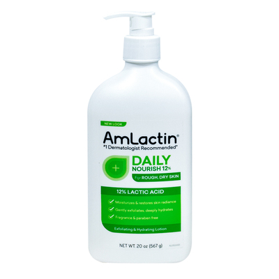 现货AmLactin补水果酸身体乳567g