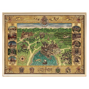 睿思拼图成人版哈利波特1500片地图霍格沃茨拼图Ravensburger
