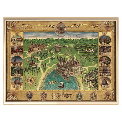睿思拼图成人版哈利波特1500片地图霍格沃茨拼图Ravensburger