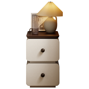 实木床头柜小型家用卧室收纳置物柜超窄30cm床边夹缝高级感小柜子