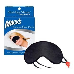 美国macks舒适睡觉真丝眼罩3D透气睡眠遮光护眼罩 男女缓解眼疲劳