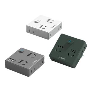 国际电工86型拓展插座一转多无线排插多功能带USB多孔插座转换器