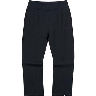 鸿星尔克裤子女款春季新款莫代尔运动黑色女裤小个子微喇裤运动裤