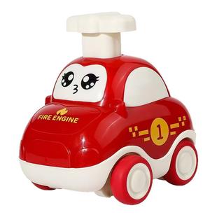 儿童玩具车按压小汽车男孩惯性汽车回力宝宝益智玩具女孩消防车