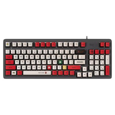 罗技K848有线客制化机械键盘热插拔静音轴电脑电竞游戏办公用K845