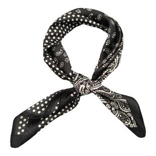 简约气质小方巾新款韩国ins丝巾搭配衬衫外套职业小领巾时尚围巾