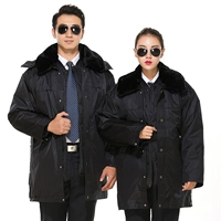 Хлопковое пальто средней длины