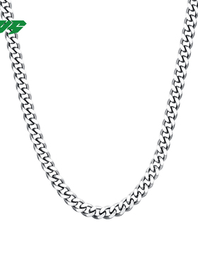 EBYG古巴项链男潮牌百搭设计感小众个性冷淡风基础素链送男友礼物