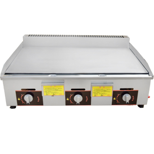 商用扒炉煤气大型铁板烧设备铁板鱿鱼烤冷面机器燃气手抓饼机器