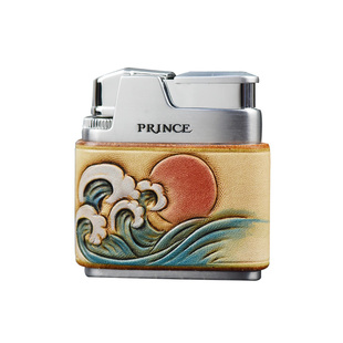 日本品牌王子/PRINCE正品 气体打火机明火创意礼品送领导男士烟具