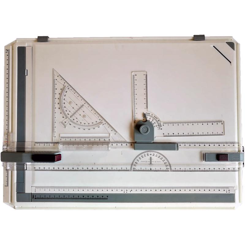 枝漫A3绘图板丁字尺机械工程制图手绘神器设计师画图板替代实木