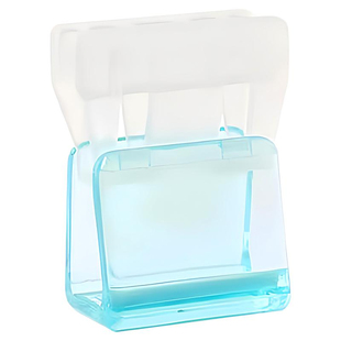 糖果透明推推夹防卷试卷固定器收纳推拉彩色夹子a4活页纸夹推夹器