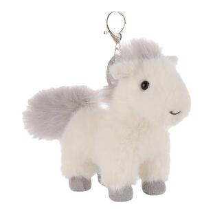 Apricot Lamb野性小马钥匙扣动物书包挂件公仔可爱毛绒包包车挂饰