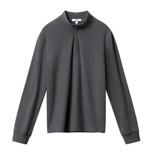 回力半拉链卫衣男士长袖春季2026新款宽松休闲摇粒绒立领上衣外套