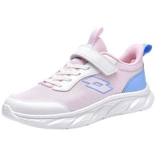 LOTTO乐途儿童鞋2025新款秋冬男女童同款加绒舒适皮面软底运动鞋