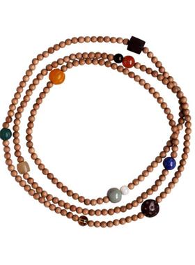 天然檀香手串女款文玩多圈手链