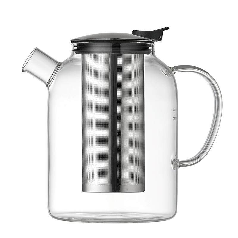 玻璃泡茶壶1.4升茶壶不锈钢过滤