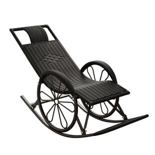 摇椅大人躺椅阳台家用休闲懒人摇摇椅子老人午休沙发逍遥客厅藤椅
