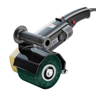 帛乐不锈钢拉丝机小型手提式金属板平面镜面抛光机电动木材打磨机