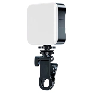 手机自拍补光灯RGB便携单反相机拍照拍视频美颜led豆腐打光口袋灯