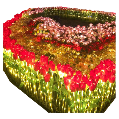 花房草坪地插灯麦穗景观芦苇灯