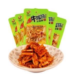 包邮韩食府牛板筋烧烤味30g*5袋零食追剧休闲开袋即食朝鲜族特色
