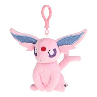 正版精灵宝可梦皮卡丘公仔伊布卡比兽毛绒玩偶钥匙扣挂件书包挂饰