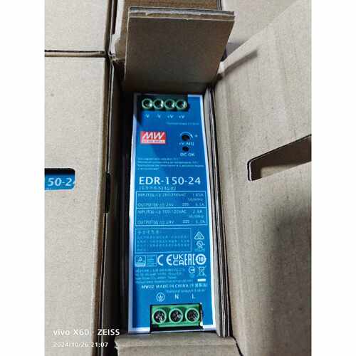 询价-明纬EDR15024台湾明纬导轨开关电源24V6.5A