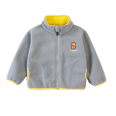 宝宝冬装上衣儿童春秋加绒外套