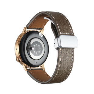 适用华为gt3手表带新款gt5/6真皮质磁吸watchgt4智能手表链watch3pro手表带女款专用高级感4pro女士2系列女表