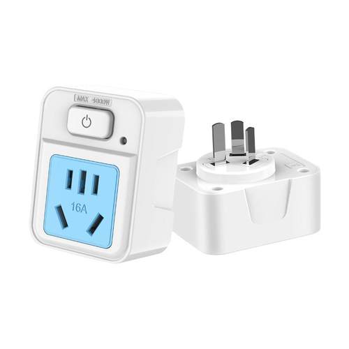 10a转16a空调插座专用转换器清风二三孔排带开关控制热水器大功率