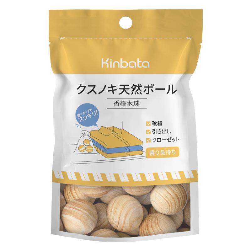 kinbata樟脑丸衣柜防潮防霉除味驱虫香樟木条衣柜香薰樟脑球