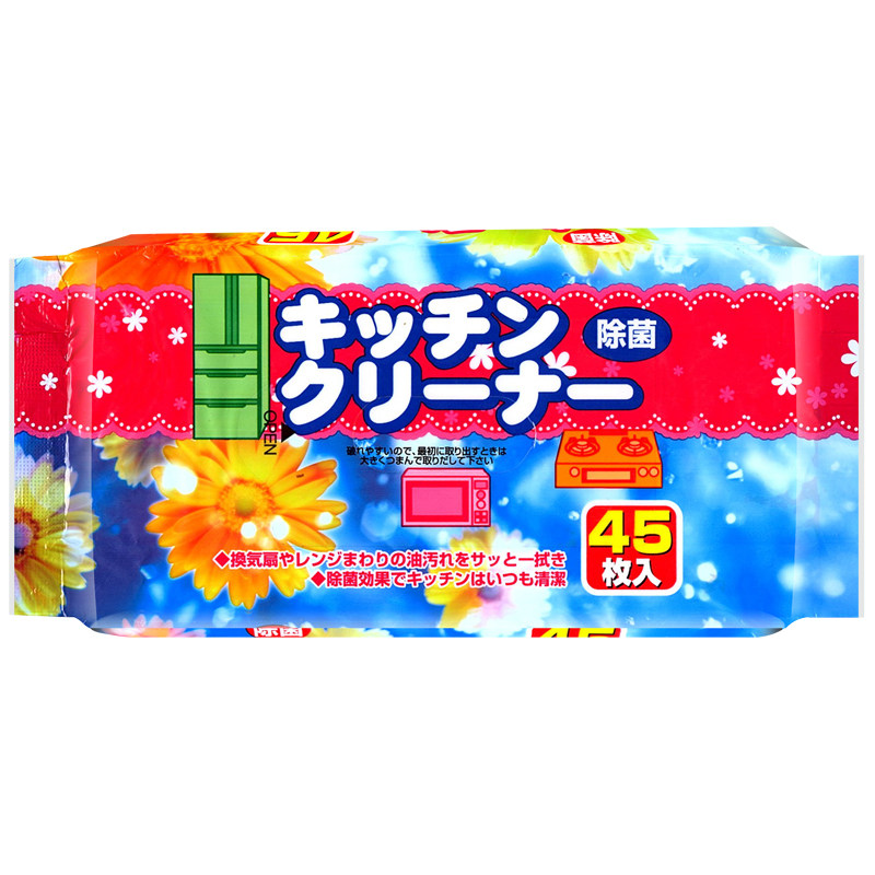 日本厨房多功能去油污湿巾6包