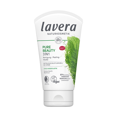 lavera德国薄荷角质三合一面膜