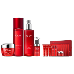 【百亿补贴】OLAY玉兰油大红瓶水乳套装胜肽抗皱抗老