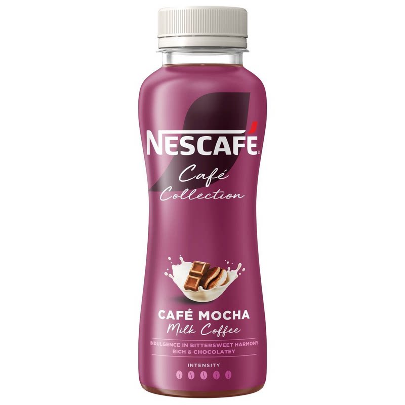 雀巢咖啡 香港Cafe系列丝滑朱古力即饮咖啡瓶装270ml办公上班健身