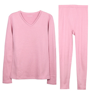 德国舒雅保暖内衣男女阿米诺5.0远红外发热羊毛加绒加厚套装秋衣