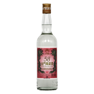 金门高粱酒2006年2008年2011年2012年红标58度600ml白金龙裸瓶