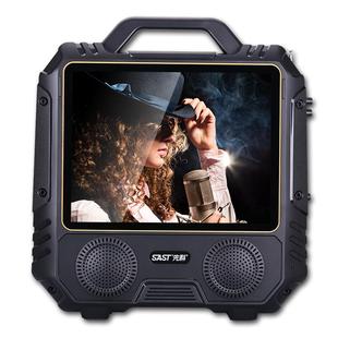 22寸户外音箱手提视频机播放器无线话筒广场舞音响带大显示屏
