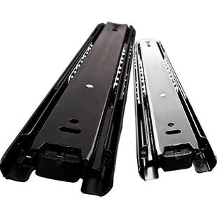 海蒂诗重型滑轨抽屉滑道轨道侧装推拉抽拉导轨柜子承重滚珠三节轨