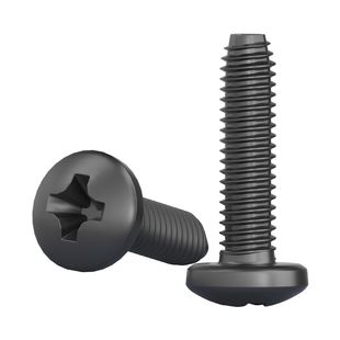 M3M4M5M6黑色盘头十字三角牙自锁螺丝十字三角自攻螺丝钉GB6560