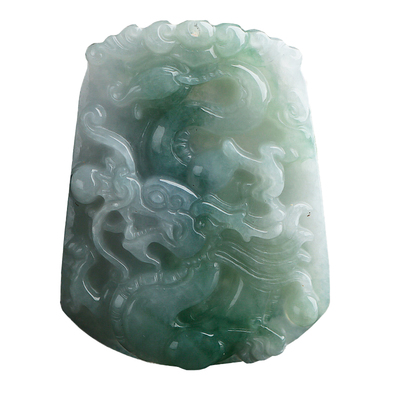 多版天然A货翡翠龙牌吊坠