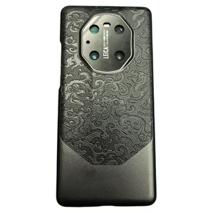 新品原创龙纹素皮适用华为mate80promax手机壳新款pura70保护套高级感50RS全包镜头40超薄防摔硬壳男女款黑色