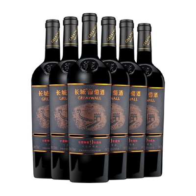 长城臻藏9赤霞珠干红750ml*6瓶