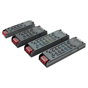 led线型灯变压器24v100w300w220伏转12v长条超薄cob灯带开关电源
